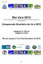 Rio Va a 2012 Décimo aniversário (2002-2012) da etapa sul-americana do circuito mundial de va a (canoa polinésia)