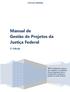 Manual de Gestãode Projetos da Justiça Federal