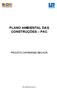 PLANO AMBIENTAL DAS CONSTRUÇÕES PAC PROJETO CAPIBARIBE MELHOR