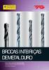 BROCAS INTEIRIÇAS DE METAL DURO