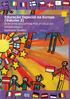 Educação Especial na Europa. (Volume 2) RESPOSTAS EDUCATIVAS PÓS 1º CICLO DO ENSINO BÁSICO. Publicação Temática