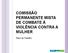 COMISSÃO PERMANENTE MISTA DE COMBATE À VIOLÊNCIA CONTRA A MULHER. Plano de Trabalho