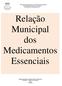 Relação Municipal dos Medicamentos Essenciais