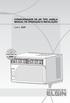 CONDICIONADOR DE AR TIPO JANELA MANUAL DE OPERAÇÃO E INSTALAÇÃO LINHA: EGF GARANTIA. Condicionador de ar