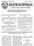 SUPLEMENTO ANÚNCIOS JUDICIAIS E OUTROS. Segunda-feira, 9 de Fevereiro de 2015. III SÉRIE Número 11. Governo do Distrito de Ancuabe