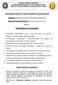 CONCURSO PÚBLICO PARA PROFESSOR ASSISTENTE. Anexo 1 PROGRAMA DO CONCURSO