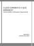 O QUE COMEMOS E O QUE BEBEMOS? Caderno didático de Bioquímica Experimental