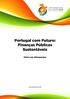 Portugal com Futuro: Finanças Públicas Sustentáveis. Maria Luís Albuquerque
