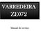 VARREDEIRA ZE072. Manual de serviço