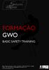 FORMAÇÃO GWO BASIC SAFETY TRAINING