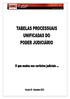 2. TABELAS PROCESSUAIS UNIFICADAS DO PODER JUDICIÁRIO