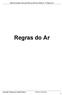 Regras do Ar. Manual de Instrução Teórica para Pilotos de Aeronaves Ultraleves 01 Regras do Ar. Associação Portuguesa da Aviação Ultraleve