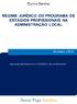 Título: Regime jurídico do Programa de Estágios Profissionais na Administração Local