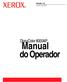 Versão 1.0 Junho de 2007. DocuColor 8000AP. Manual. do Operador