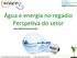Água e energia no regadio Perspe/va do setor. Ilidio Martins/Carina Arranja