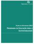PLANO DE ATIVIDADES 2013 PROGRAMA DEEDUCAÇÃO PARA A SUSTENTABILIDADE