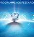 Programa Horizon 2020. Algumas Regras de Participação. Disposições Gerais