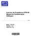 Inversor de Freqüência CFW-08 Manual da Comunicação CANopen