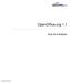 OpenOffice.org 1.1. Guia de Instalação. Junho 2003, Revisão A