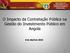 O Impacto da Contratação Pública na Gestão do Investimento Público em Angola
