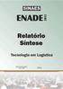 ENADE. Tecnologia em Logística EXAME NACIONAL DE DESEMPENHO DOS ESTUDANTES