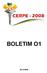 BOLETIM O1 29/10/2008