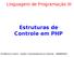 Estruturas de Controle em PHP