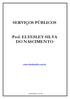 SERVIÇOS PÚBLICOS. Prof. ELYESLEY SILVA DO NASCIMENTO. www.elyesleysilva.com.br