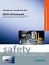 Porta de proteção com trava por força magnética na categoria de segurança 4 conforme EN 954-1