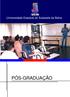 UESB. Universidade Estadual do Sudoeste da Bahia PÓS-GRADUAÇÃO