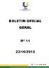 BOLETIM OFICIAL GERAL