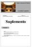 X Legislatura Número: 24 III Sessão Legislativa (2013/2014) Quarta-feira, 05 de fevereiro de 2014. Suplemento