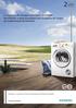 O consumo de energia mais baixo do Mundo. bluetherm: a nova tecnologia dos secadores de roupa de condensação da Siemens.