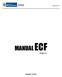 Manual ECF MANUAL ECF. Versão 1.4