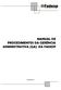 Manual de Procedimentos da GA. DIRETOR EXECUTIVO Prof. Dr. Sinfronio Brito Moraes