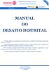 MANUAL DO DESAFIO DISTRITAL