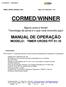 TIMER_CROSS_MANUAL.DOC Data: 13/11/2015 Rev: 1,10 CORMED/WINNER. Alguns anos à frente! Tecnologia de ponta é o que você encontra aqui!