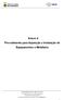 Anexo 9 Procedimento para Aquisição e Instalação de Equipamentos e Mobiliário