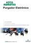 Purgador Eletrônico. Alta Confiabilidade. Timer Ajustável com Indicador. Eliminação de Condensados em Linhas de Ar Comprimido e Vapor