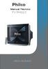 Manual Técnico TV PH21C 0800-415300