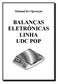 Manual de Operação BALANÇAS ELETRÔNICAS LINHA UDC POP