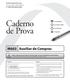 Caderno de Prova. Auxiliar de Compras. Prefeitura Municipal de Içara Concurso Público Edital 006/2014 http://icara.fepese.org.br.