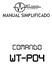 MANUAL SIMPLIFICADO COMANDO WT-P04