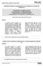 FLORISTIC AND PHYTOSOCIOLOGY COMPOSITION OF A CAATINGA FRAGMENT IN MONTEIRO, PB ABSTRACT