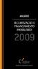 Carta ao Leitor ANUÁRIO 2009 - SECURITIZAÇÃO E FINANCIAMENTO IMOBILIÁRIO