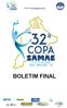 ACESSE: www.copasamae.com.br BOLETIM FINAL