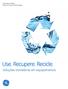 GE Power & Water Water & Process Technologies. Use. Recupere. Recicle. Soluções inovadoras em equipamentos