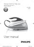 User manual. Always here to help you. GC7600 series. Register your product and get support at www.philips.com/welcome