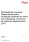 Orientação às empresas Respondentes sobre mudanças climáticas em nome dos investidores e membros da cadeia de abastecimento 2014