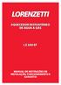 AQUECEDOR INSTANTÂNEO DE ÁGUA A GÁS LZ 200 EF MANUAL DE INSTRUÇÕES DE INSTALAÇÃO, FUNCIONAMENTO E GARANTIA